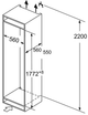 Lodówka do zabudowy BOSCH KIS86AFE0 - obraz 3