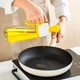 Емкость для масла 2в1 с силиконовой кисточкой Flora Oil Dispenser Bottle стеклянная бутылка диспенсер с ручкой 550мл Yellow - изображение 3
