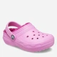 Chodaki dziecięce dla dziewczynki ocieplane Crocs Classic 207010-6SW 33-34 Różowe (191448894525) - obraz 2