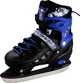 Раздвижные детские ролики-коньки Scale Sports (2в1), размер 37-41.5, Сине-Черные - изображение 4