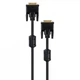 Кабель мультимедійний DVI to DVI 24+1pin 1.8 m Vinga (VCPDCDVIMM1.8BK) - зображення 3