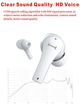 Беспроводные наушники Lenovo QT82 TWS Bluetooth 5.0 Белые - изображение 3