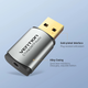 Внешняя звуковая карта Vention CDLH0, USB 2 в 1 стереофоническая 2.1, с поддержкой OMTP & CTIA - изображение 2