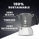 Гейзерна кавоварка Bialetti Brikka Induction на 4 чашки (170 мл) - зображення 5