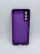 Чехол Silicone Cover Full для Samsung Galaxy S21 Фиолетовый Баклажан - изображение 2