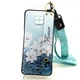 Чехол Lanyard для Xiaomi Redmi Note 9S бампер с ремешком Azure - изображение 1