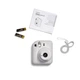 Камера моментальной печати Fujifilm INSTAX Mini 12 Cray White / Чехол прозрачный - изображение 7