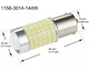Світлодіодна лампа з цоколем 1156 BA15s P21W 144 SMD 3014 з лінзою та драйвером ПРЕМІУМ Autoexpect (11531) - зображення 7