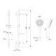 Комплект змішувачів для ванни і кухні (4 в 1) Imprese kit30093 - зображення 4