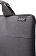 Чохол для ноутбука Acer Sustainable Urban 70% r.PET 15.6" Grey (GP.BAG11.02J) - зображення 7