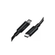 Дата кабель USB4 Type-C to Type-C 0.8m 40Gbps PD 100W 8K60Hz Choetech (XCC-1028-BK) - изображение 2