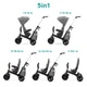 Дитячий велосипед Kinderkraft Easytwist Platinum Grey (KKRETWIGRY0000) (5902533914487) - зображення 5