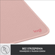 Ігрова поверхня Logitech Mouse Pad Studio Series Darker Rose (956-000050) - зображення 5