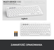 Klawiatura bezprzewodowa Logitech K380 for Mac Multi-Device Bluetooth Keyboard Offwhite (920-010407) - obraz 10
