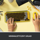 Клавіатура бездротова Logitech POP Keys Wireless Mechanical Keyboard Blast Yellow (920-010735) - зображення 5