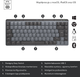 Klawiatura bezprzewodowa Logitech MX Mechanical Mini Minimalist Graphite (920-010780) - obraz 6