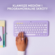 Клавіатура бездротова Logitech K380 Multi-Device Bluetooth Lavender Lemonade (920-011166) - зображення 2