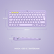 Клавіатура бездротова Logitech K380 Multi-Device Bluetooth Lavender Lemonade (920-011166) - зображення 8