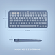 Klawiatura bezprzewodowa Logitech K380 for Mac Multi-Device Bluetooth Keyboard Blueberry (920-011180) - obraz 8