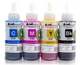 Комплект чернил InkSystem для Epson L series (B/C/M/Y) 4x100ml Светостойкие (003408) - изображение 2