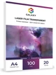 Пленка Galaxy А4 (20л) 100мкм Прозрачная Лазерная печать (A4.FILM20-LAS) - изображение 3