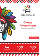 Фотобумага Apache A4 (100л) 180г/м2 глянцевая (AP-180G/100A4) - изображение 1