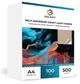 Этикетки самоклеющиеся Galaxy А4 (500л) 100г/м2 Матовая Крафт светлая (A4LABEL-CR.L500) - изображение 1