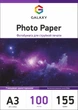 Фотопапір Galaxy A3 (100л) 155г/м2 Глянцева (GAL-A3HG155-100) - зображення 1