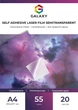 Плівка Galaxy Самоклеюча напівпрозора А4 (20л) 55мкм Лазерного друку (A4S.FILM20-LAS55) - зображення 1