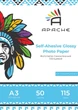 Фотобумага Apache A3 (50л) 115г/м2 Самоклейка глянец (AP-115SAMG/50A3) - изображение 1