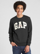 Bluza bez kaptura męska GAP 852079-07 S Czarna (1200027115544) - obraz 1