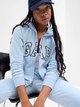 Bluza damska rozpinana streetwear z kapturem GAP 463503-13 L Błękitna (1200119808958) - obraz 1