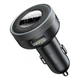 FM-МОДУЛЯТОР с с зарядкой и USB BASEUS (WIRELESS 5.0+5V/3.4A) BLACK / FM трансмиттер / Bluetooth трансмиттер - изображение 1