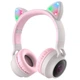 Бездротові навушники HOCO W27 Cat ear wireless headphones BT5.0 300 mAh Grey (6931474718457) - зображення 1
