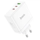 Мережевий зарядний пристрій HOCO N30 Glory PD65W three-port(2C1A) fast charger White (6931474784155) - изображение 3