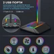 Подставка для наушников PowerMe Headset Stand RGB LED c USB хабом (PWM-HSZ8) - изображение 4