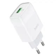 Сетевого зарядного пристрою HOCO C72Q Glorious single port QC3.0 charger 18W White (6931474732514) - зображення 1