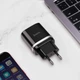Мережевий зарядний пристрій HOCO C12Q Smart QC3.0 charger 18W Black (6931474716255) - изображение 5