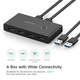 Коммутатор Ugreen 2 In 4 Out USB 3.0 Switch Box 1.5 М Black (30768) - изображение 2