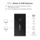 Коммутатор Ugreen 2 In 4 Out USB 3.0 Switch Box 1.5 М Black (30768) - изображение 3