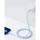 Кабель быстрой зарядки Baseus CAGD020103 Jelly Liquid Silica Gel Fast Charging Data Cable Type-C to iP 20W 2m Blue - изображение 7