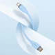 Кабель быстрой зарядки Baseus CAGD020103 Jelly Liquid Silica Gel Fast Charging Data Cable Type-C to iP 20W 2m Blue - изображение 8