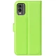 Классический чехол-книжка Deexe Book Type для Nokia C32 - Green - изображение 5