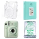 Набір з Камерою миттєвого друку Fujifilm Instax Mini 12 Mint Green / Чохол прозорий / Картридж 10 фото / Фотоальбом зелений на 64 знімки - зображення 1
