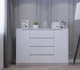 Качественный комод Эверест Микс 3 телескопы Нимфея альба (140х38х95 см) - изображение 3