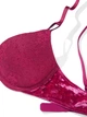 Мережевний бюстгалтер з пуш ап малинового кольору VICTORIA'S SECRET Sexy Tee р. 75А/34А арт. 30490 - зображення 2