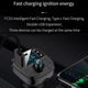 Автомобильный FM ФМ модулятор Terra ВТ29, Bluetooth 5.0, трансмиттер, вольтметр, USB зарядка QC 3.0, Type C - изображение 7