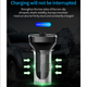 Автомобильный FM ФМ модулятор Terra HY-87, Bluetooth 5.0, трансмиттер, вольтметр, USB зарядка QC 3.0 - изображение 5