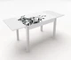 Стол обеденный раскладной Fusion furniture Марсель 90х60 Серый/Стекло УФ 16 305 (10000207) - изображение 2