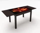 Стол обеденный раскладной Fusion furniture Марсель 90х60 Венге/Стекло УФ 01 131 (10000202) - изображение 2